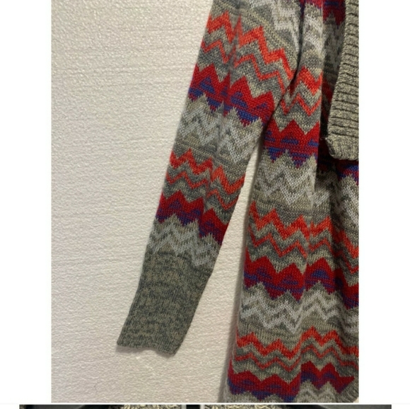 Trucloth Boho Open front Shawl collar cardigan, size XL - Picture 4 of 8